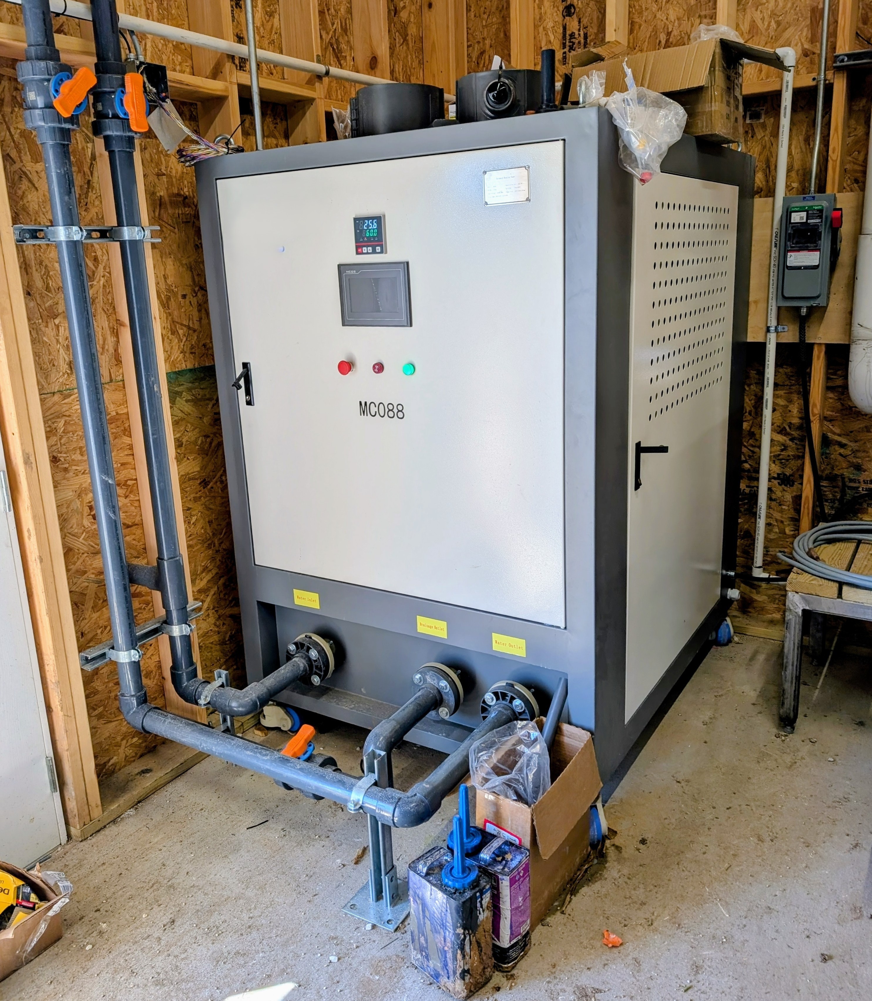 MC088 industrial EOx unit installed at a customer site